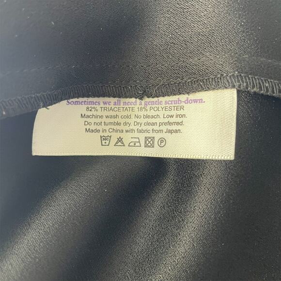 M.M. Lafleur The Taylor Dress Black Twist Front Crew Neck Sleeveless Size 1X +1 - Picture 11 of 14